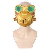 Arcane: League Of Legends 2 (2024) Caitlyn White Hat Collar Eye Patch Enforcer Mask Cosplay Accessories Props